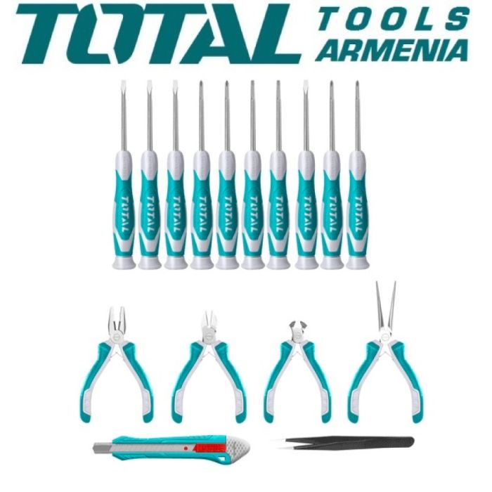 Պտուտակահանների և աքցանների հավաքածու 16կտոր TKTTSK0162