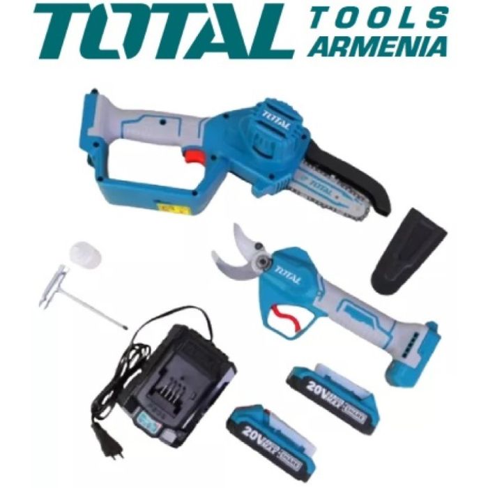 Секатор и мини-пила 20 В набор (TOSLI23012)