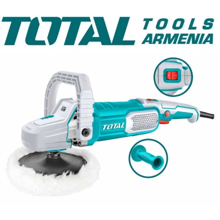 Полировальная машина/1400Вт/180мм/С регулятором скорости (TP11418026)