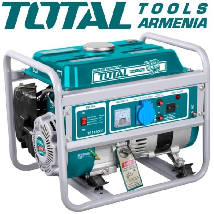 1.2կվտ Բենզինային գեներատոր TOTAL TP115001 10725