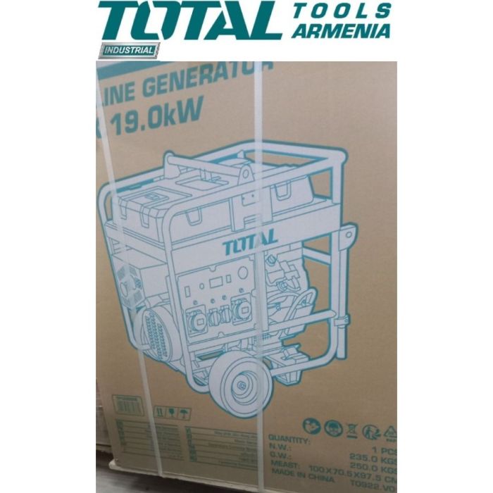 19կվտ Բենզինային գեներատոր TOTAL TP1200006 33760