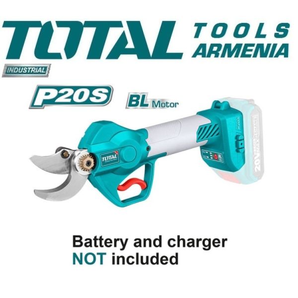 Аккумуляторный электрический секатор 20В (TSSLI20258)