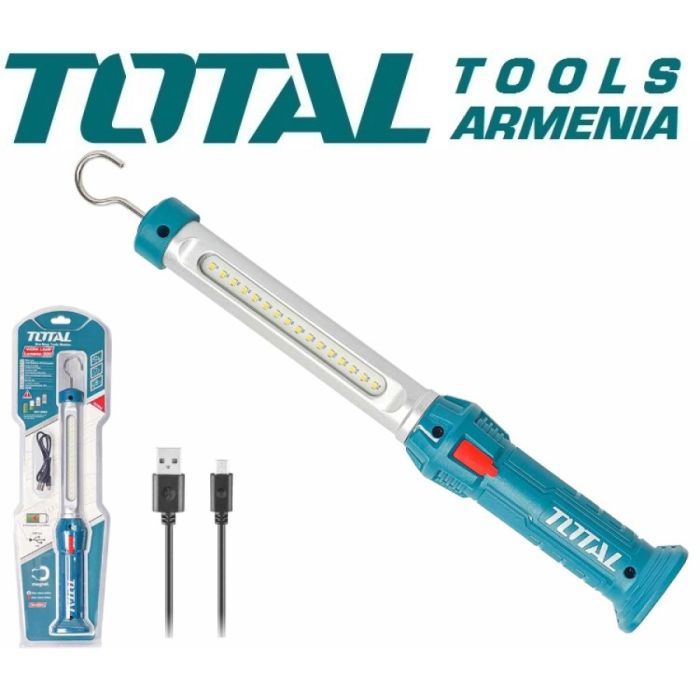 Վերալիցքավորվող աշխատանքային Լեդ լապտեր TOTAL TWLI35261 21110