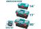 3 Pcs Plastic Tool Boxes Set  (TPBXK0031)
