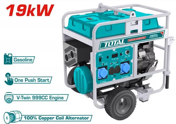 19կվտ Բենզինային գեներատոր TOTAL TP1200006 33760