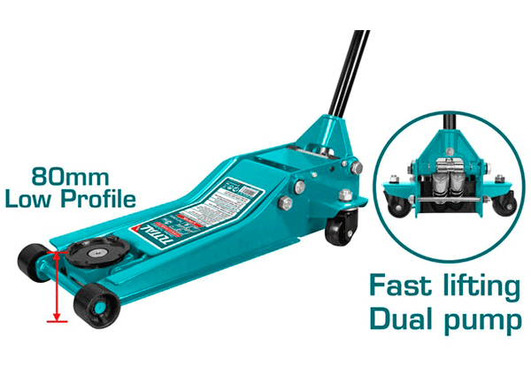 Домкрат гидравлический подкатной 3т (THT10834 )