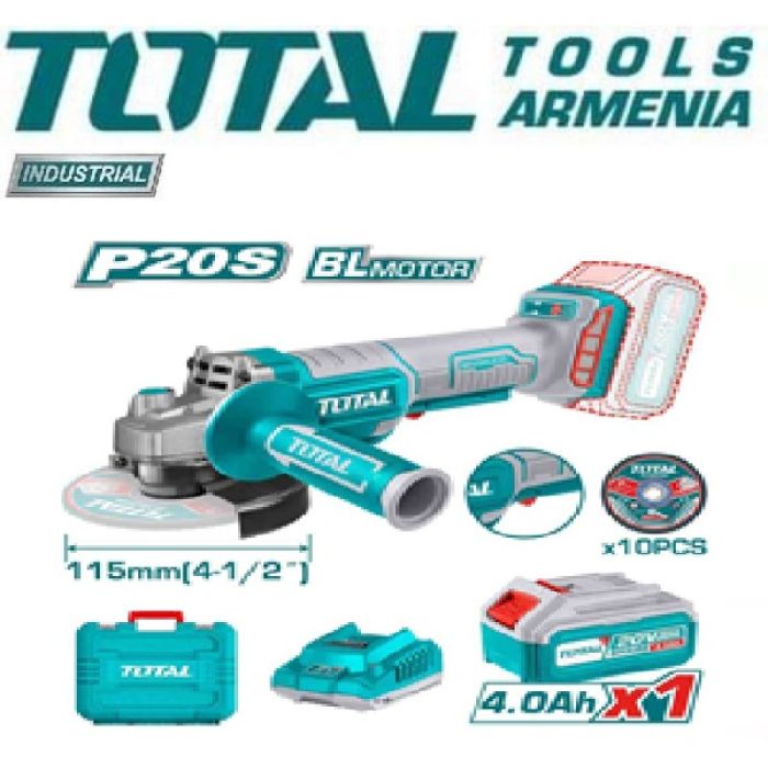 Литий-ионная угловая шлифовальная машина (TAGLI2111561)