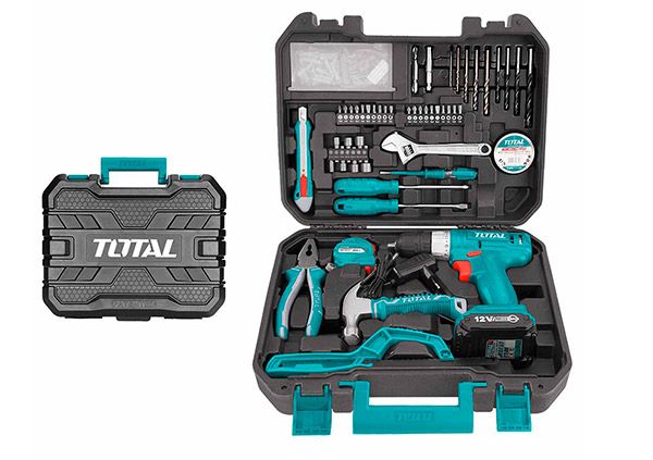 Հավաքածու 128 կտոր 12Վ պտուտակադարձիչով THKTHP11282 23471