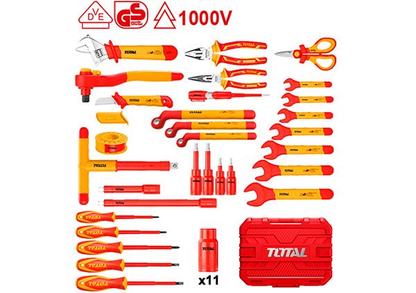 Набор диэлектрических инструментов 41шт (THKITH4101)