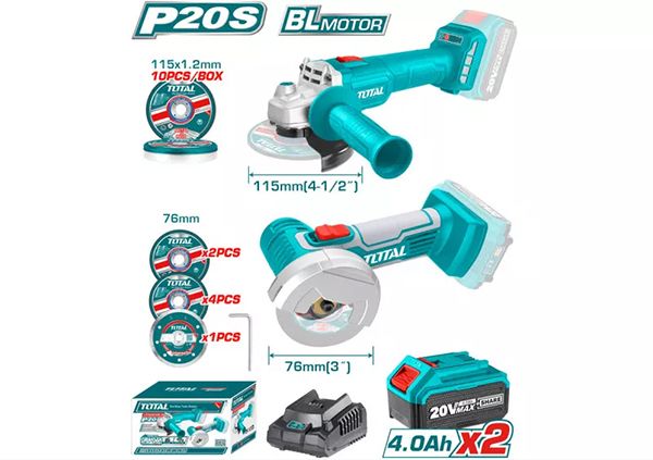 Angle Grinder And Cut-Off Tool 20V (TOSLI2211415)